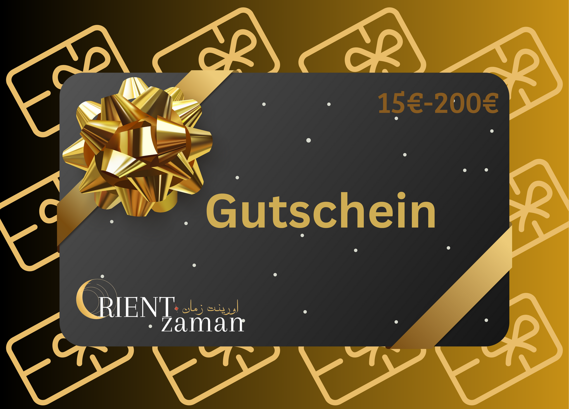 ORIENT-ZAMAN-GUTSCHEIN 15€-200€ - Orient Zaman